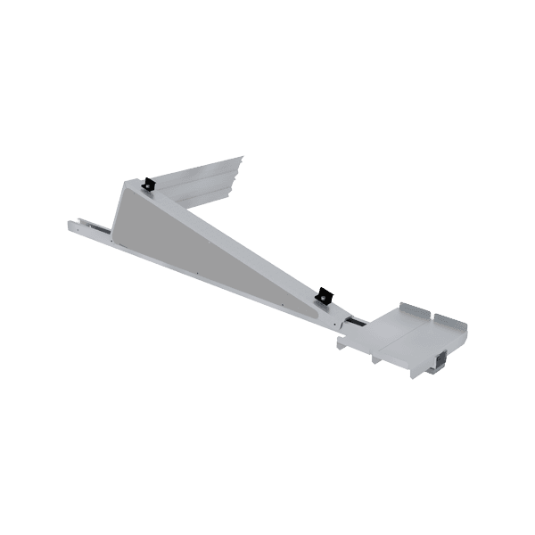 Flat roof south orientation (horizontal)